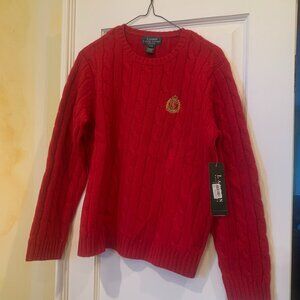 NWT - Red Ralph Lauren Sweater